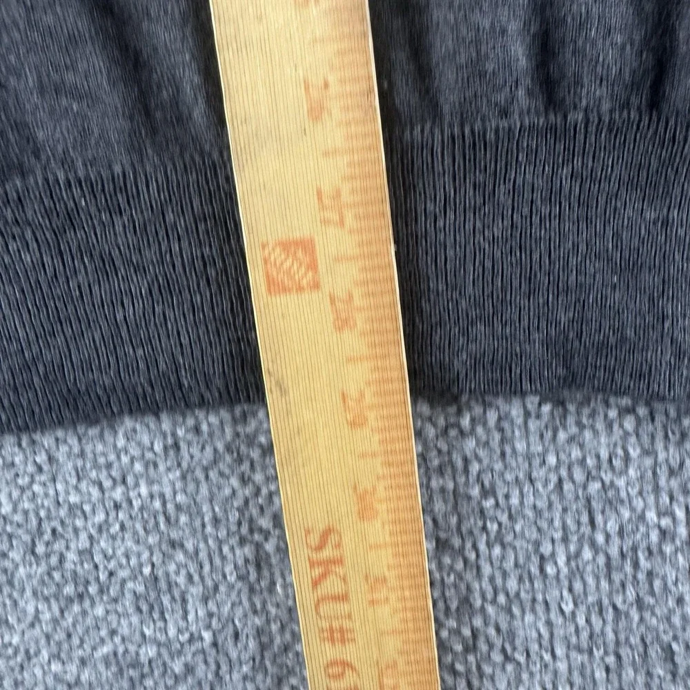 Banana Republic Sweater Mens L Gray 1/4 Zip Mock Neck‎ Silk Cashmere Knit